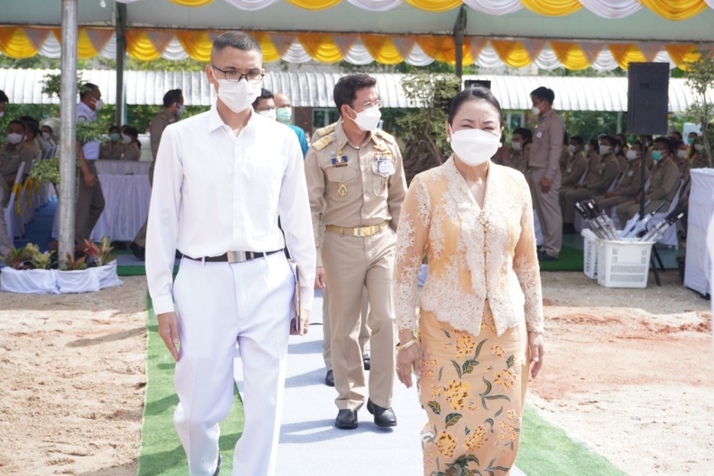 พิธีวางศิลาฤกษ์อาคารที่ทำการสำนักตรวจเงินแผ่นดินจังหวัดระนอง