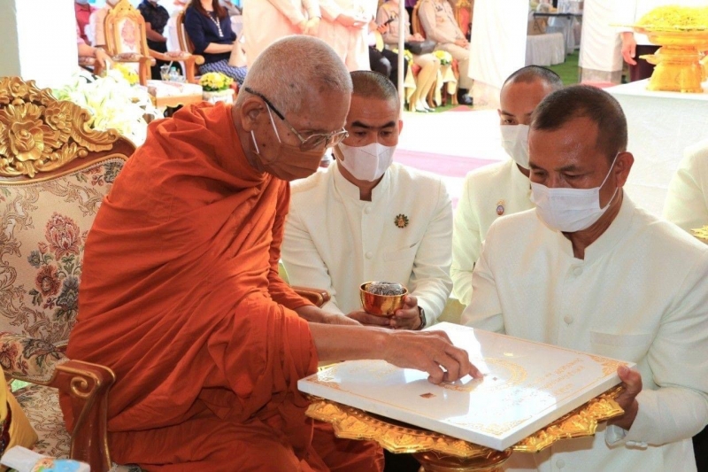 พิธีวางศิลาฤกษ์อาคารสำนักงานและอาคารชุดพักอาศัย สำนักตรวจเงินแผ่นดินจังหวัดร้อยเอ็ด