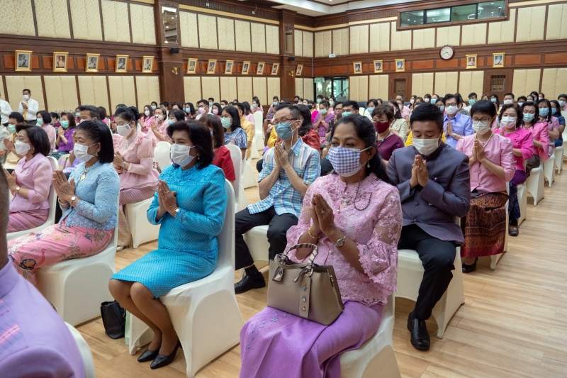 พิธีเจริญพระพุทธมนต์เพื่อความเป็นสวัสดิมงคล เนื่องในเทศกาลขึ้นปีใหม่ไทย (วันสงกรานต์) พุทธศักราช 2564