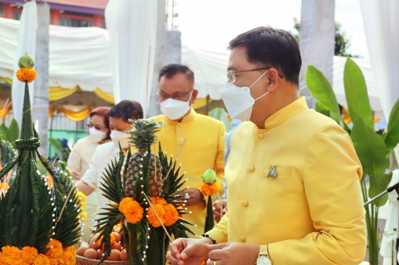 พิธีวางศิลาฤกษ์อาคารสำนักงานและอาคารชุดพักอาศัย สำนักตรวจเงินแผ่นดินจังหวัดปราจีนบุรี