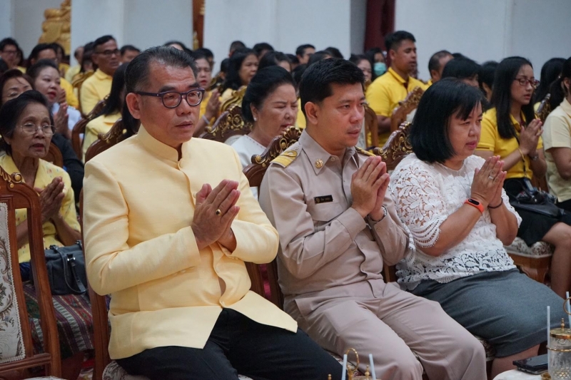 2562-07-15 สำนักงานการตรวจเงินแผ่นดิน ร่วมบำเพ็ญกุศลเทศน์มหาชาติเวสสันดรชาดก เนื่องในสัปดาห์เผยแพร่พระพุทธศาสนา  วันอาสาฬหบูชาแล