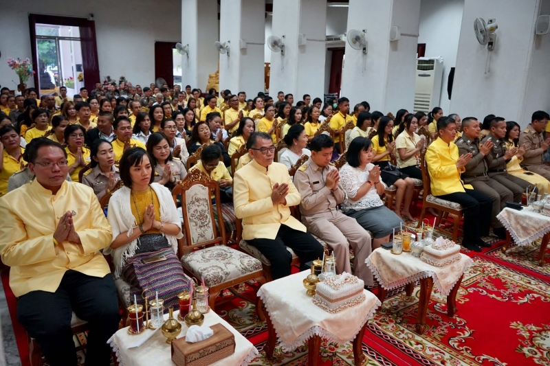 2562-07-15 สำนักงานการตรวจเงินแผ่นดิน ร่วมบำเพ็ญกุศลเทศน์มหาชาติเวสสันดรชาดก เนื่องในสัปดาห์เผยแพร่พระพุทธศาสนา  วันอาสาฬหบูชาแล