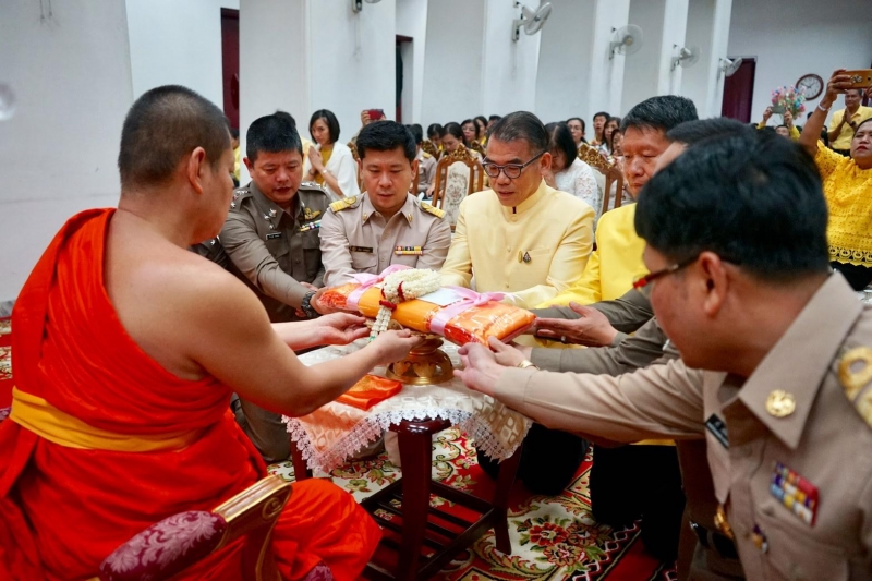 2562-07-15 สำนักงานการตรวจเงินแผ่นดิน ร่วมบำเพ็ญกุศลเทศน์มหาชาติเวสสันดรชาดก เนื่องในสัปดาห์เผยแพร่พระพุทธศาสนา  วันอาสาฬหบูชาแล