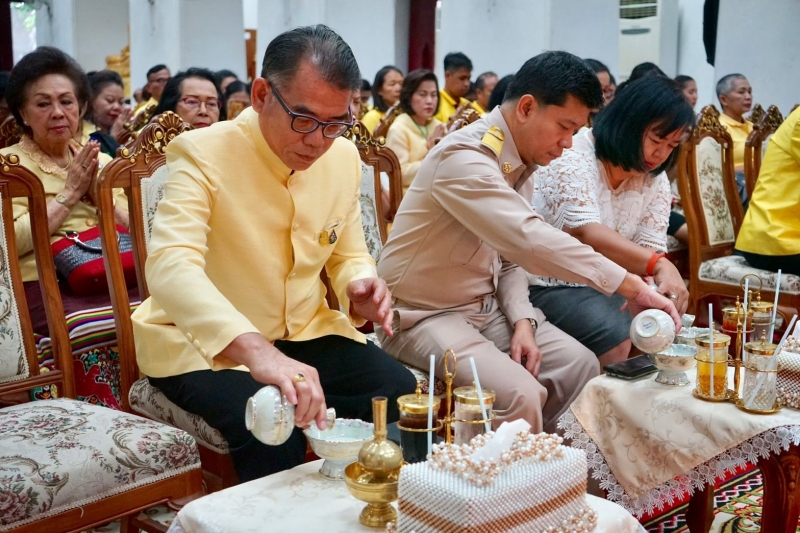 2562-07-15 สำนักงานการตรวจเงินแผ่นดิน ร่วมบำเพ็ญกุศลเทศน์มหาชาติเวสสันดรชาดก เนื่องในสัปดาห์เผยแพร่พระพุทธศาสนา  วันอาสาฬหบูชาแล