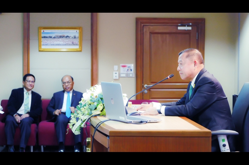 ประธานกรรมการตรวจเงินแผ่นดิน ได้รับเกียรติเป็นวิทยากร หลักสูตร หลักนิติธรรมเพื่อประชาธิปไตย(นธป.) รุ่นที่ 7 ณ สำนักงานศาลรัฐธรรม