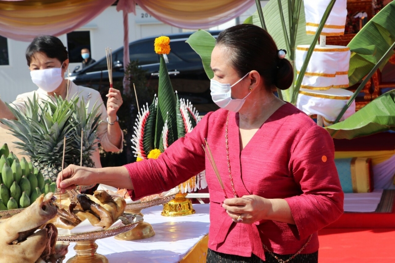 พิธีวางศิลาฤกษ์อาคารที่ทำการและอาคารชุดพักอาศัย สำนักตรวจเงินแผ่นดินจังหวัดนครนายก