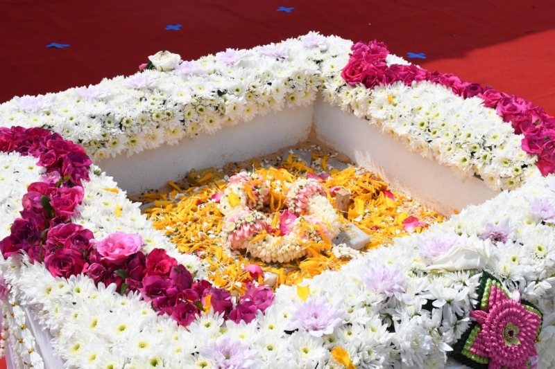 พิธีวางศิลาฤกษ์อาคารที่ทำการสำนักตรวจเงินแผ่นดินจังหวัดระนอง