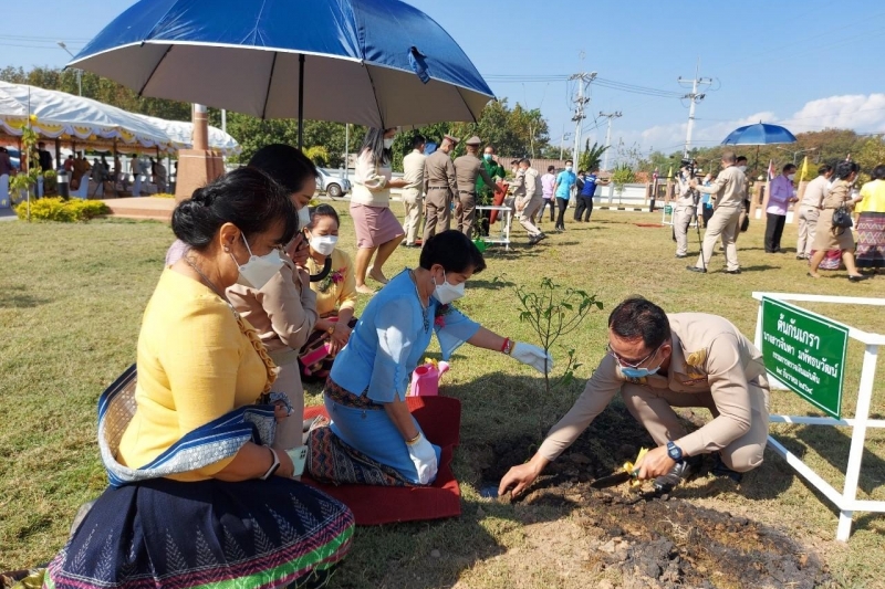 พิธีเปิดอาคารที่ทำการสำนักตรวจเงินแผ่นดินจังหวัดบึงกาฬ