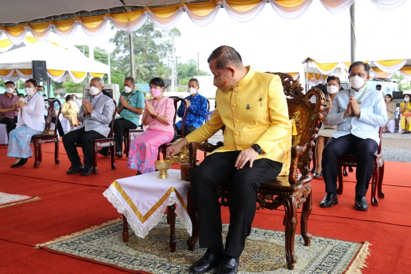 พิธีวางศิลาฤกษ์อาคารที่ทำการสำนักตรวจเงินแผ่นดินจังหวัดพัทลุง