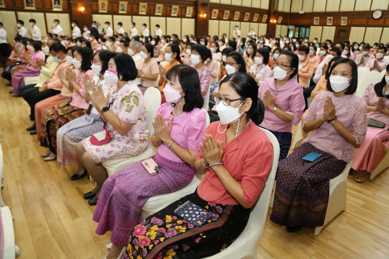 พิธีเจริญพระพุทธมนต์เพื่อความเป็นสิริมงคล เนื่องในโอกาสปีใหม่ พุทธศักราช 2566 ณ สำนักงานการตรวจเงินแผ่นดิน