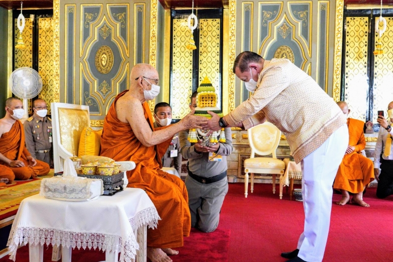  สมเด็จพระอริยวงศาคตญาณ สมเด็จพระสังฆราช สกลมหาสังฆปริณายก ทรงเป็นประธานในพิธีเททองหล่อองค์พระพุทธโสธร รุ่น มงคลแผ่นดิน 108 ณ วั