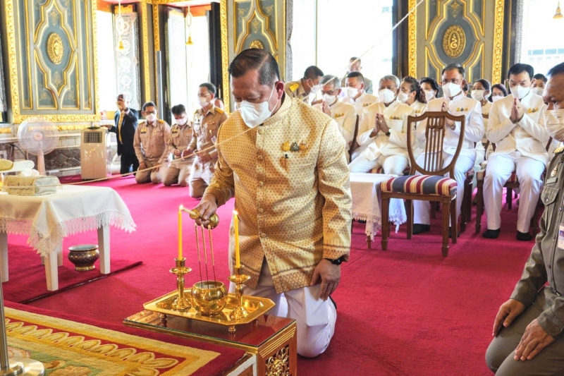  สมเด็จพระอริยวงศาคตญาณ สมเด็จพระสังฆราช สกลมหาสังฆปริณายก ทรงเป็นประธานในพิธีเททองหล่อองค์พระพุทธโสธร รุ่น มงคลแผ่นดิน 108 ณ วั