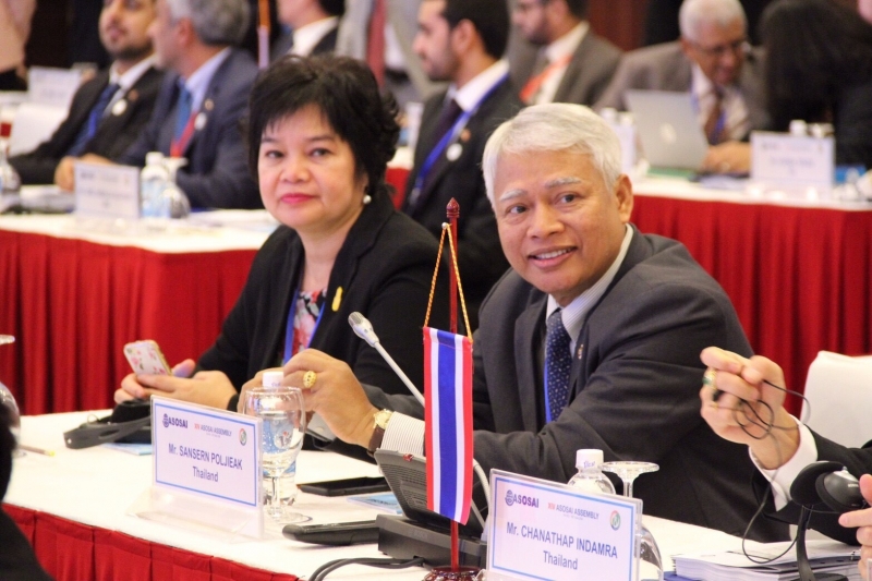 Delegation of SAO Thailand attended the 52nd and 53rd ASOSAI Governing Board Meeting and 14th ASOSAI Assembly, in Hanoi, Vietnam