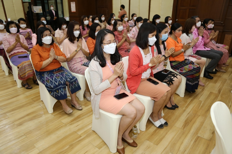 พิธีเจริญพระพุทธมนต์เพื่อความเป็นสิริมงคล เนื่องในโอกาสปีใหม่ พุทธศักราช 2566 ณ สำนักงานการตรวจเงินแผ่นดิน