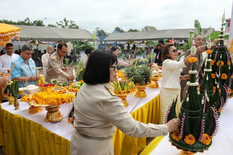 พิธีวางศิลาฤกษ์อาคารที่ทำการและอาคารชุดพักอาศัยสำนักตรวจเงินแผ่นดินจังหวัดชัยภูมิ