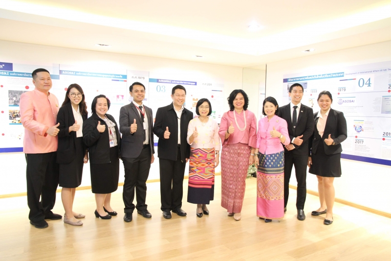  คณะผู้แทนหน่วยงานต่าง ๆ ร่วมแสดงความยินดีเนื่องในวันคล้ายวันสถาปนาสำนักงานการตรวจเงินแผ่นดิน  ครบรอบ 104 ปี