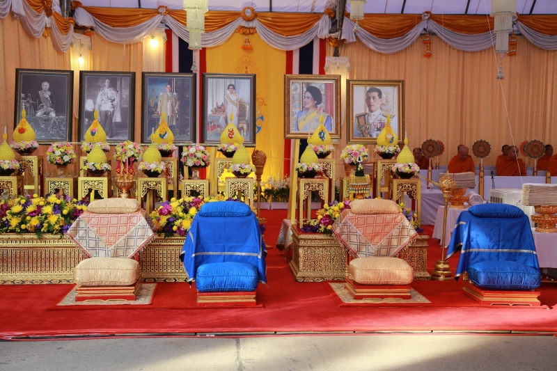 พิธีมหามงคลบำเพ็ญพระราชกุศลอุทิศถวาย และเจริญพระพุทธมนต์ถวายพระพร