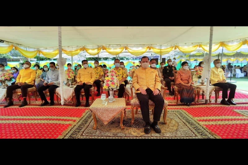 พิธีวางศิลาฤกษ์อาคารสำนักงานและอาคารชุดพักอาศัย สำนักตรวจเงินแผ่นดินจังหวัดปราจีนบุรี