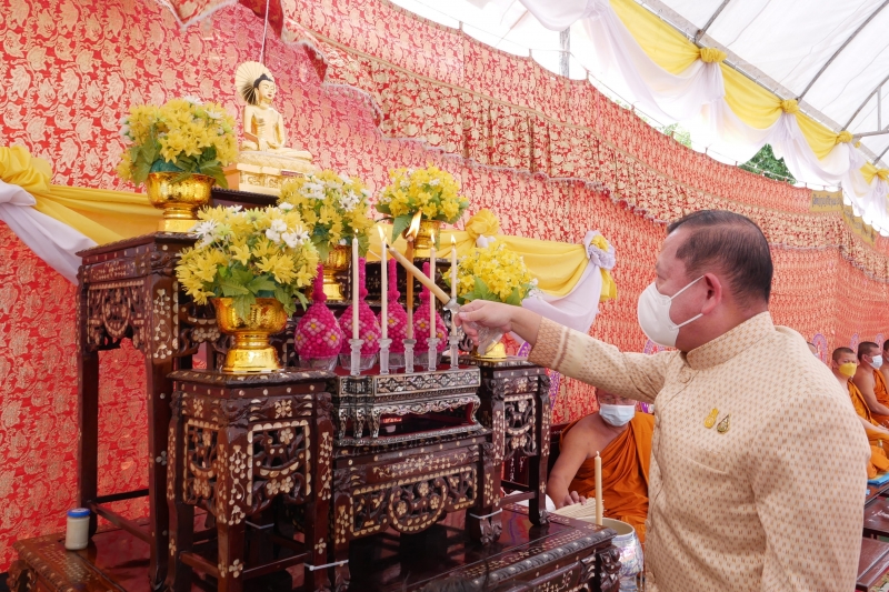 พิธีเททองหล่อพระพุทธโสธร รุ่น มงคลแผ่นดิน 108