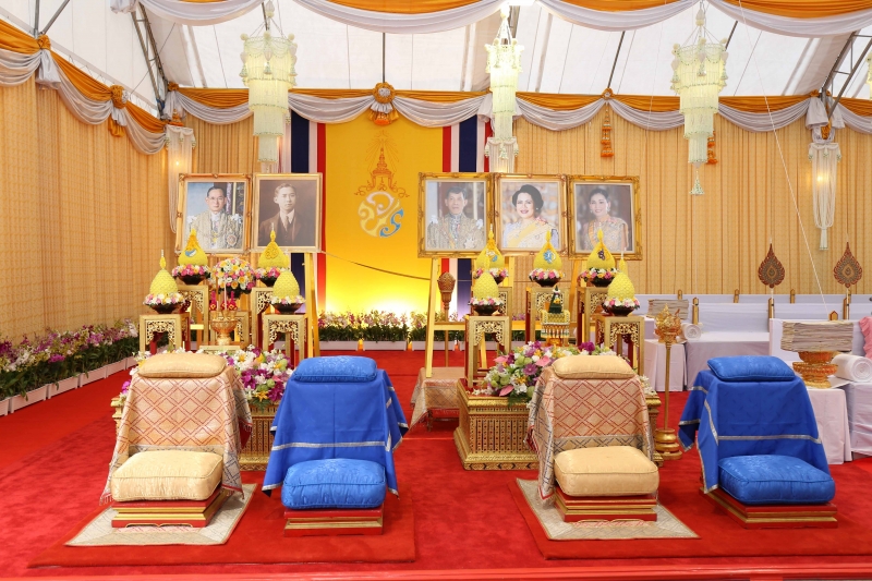พิธีมหามงคลบำเพ็ญพระราชกุศลและเจริญพระพุทธมนต์ถวายพระพรชัยมงคล