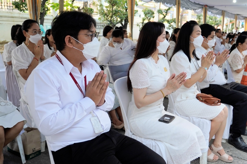 2567-02-09 พิธีเจริญพระพุทธมนต์สมโภชพระพุทธโสธร และบรรจุพระบรมสารีริกธาตุ