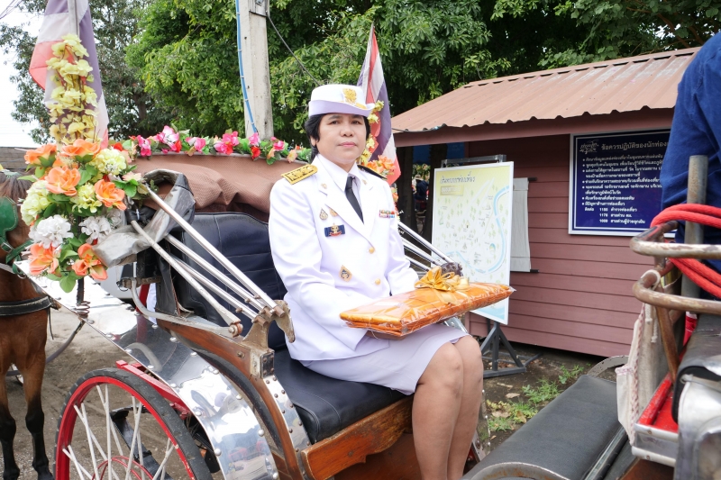 พิธีเจริญพระพุทธมนต์สมโภชผ้าพระกฐินพระราชทาน ประจำปี 2562 โดย สำนักงานการตรวจเงินแผ่นดิน ณ วัดหนองแวง พระอารามหลวง ตำบลในเมือง