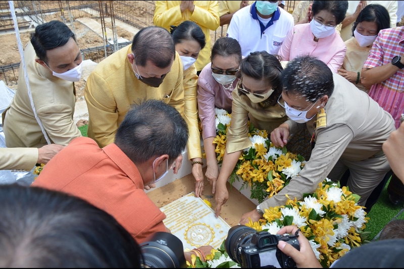 พิธีวางศิลาฤกษ์อาคารที่ทำการและอาคารชุดพักอาศัย สำนักตรวจเงินแผ่นดินจังหวัดสระแก้ว