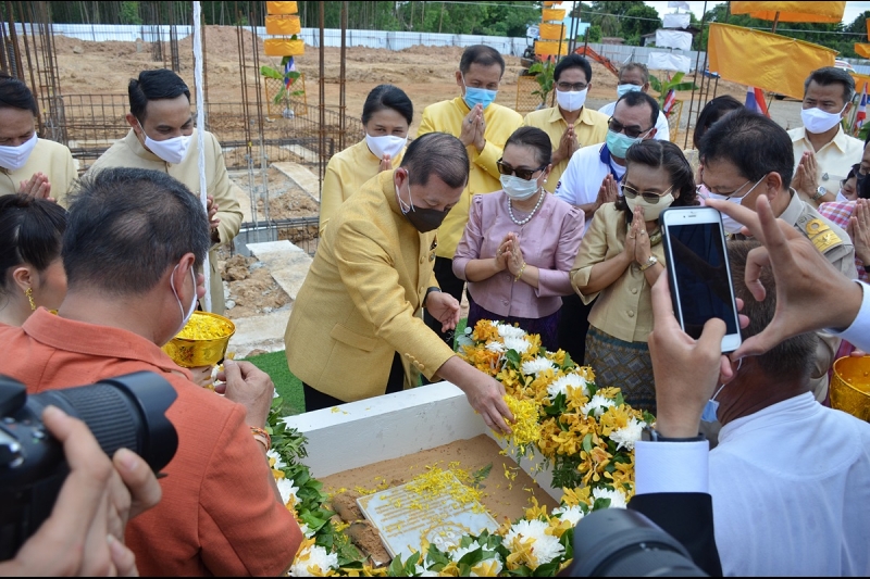 พิธีวางศิลาฤกษ์อาคารที่ทำการและอาคารชุดพักอาศัย สำนักตรวจเงินแผ่นดินจังหวัดสระแก้ว