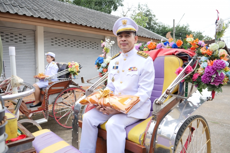 พิธีเจริญพระพุทธมนต์สมโภชผ้าพระกฐินพระราชทาน ประจำปี 2562 โดย สำนักงานการตรวจเงินแผ่นดิน ณ วัดหนองแวง พระอารามหลวง ตำบลในเมือง