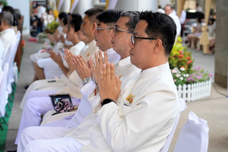 2567-02-09 พิธีเจริญพระพุทธมนต์สมโภชพระพุทธโสธร และบรรจุพระบรมสารีริกธาตุ