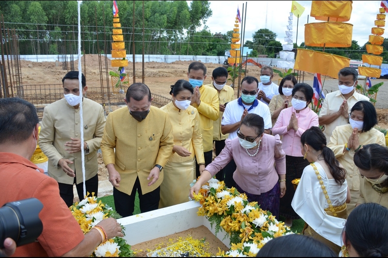 พิธีวางศิลาฤกษ์อาคารที่ทำการและอาคารชุดพักอาศัย สำนักตรวจเงินแผ่นดินจังหวัดสระแก้ว