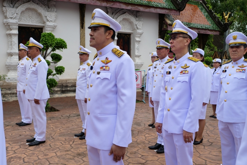 พิธีเจริญพระพุทธมนต์สมโภชผ้าพระกฐินพระราชทาน ประจำปี 2562 โดย สำนักงานการตรวจเงินแผ่นดิน ณ วัดหนองแวง พระอารามหลวง ตำบลในเมือง