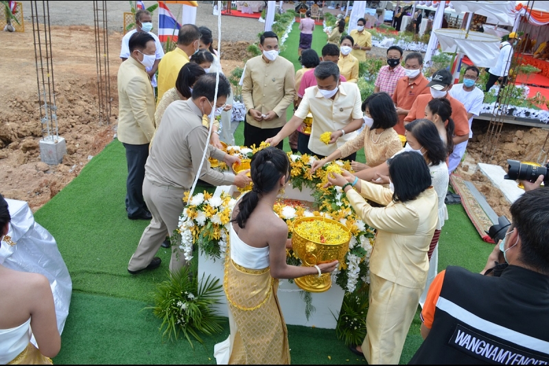 พิธีวางศิลาฤกษ์อาคารที่ทำการและอาคารชุดพักอาศัย สำนักตรวจเงินแผ่นดินจังหวัดสระแก้ว