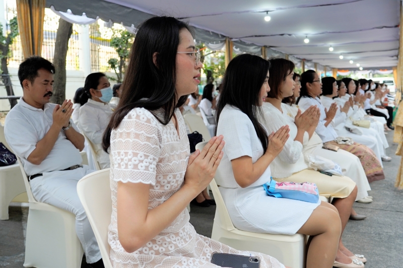2567-02-09 พิธีเจริญพระพุทธมนต์สมโภชพระพุทธโสธร และบรรจุพระบรมสารีริกธาตุ