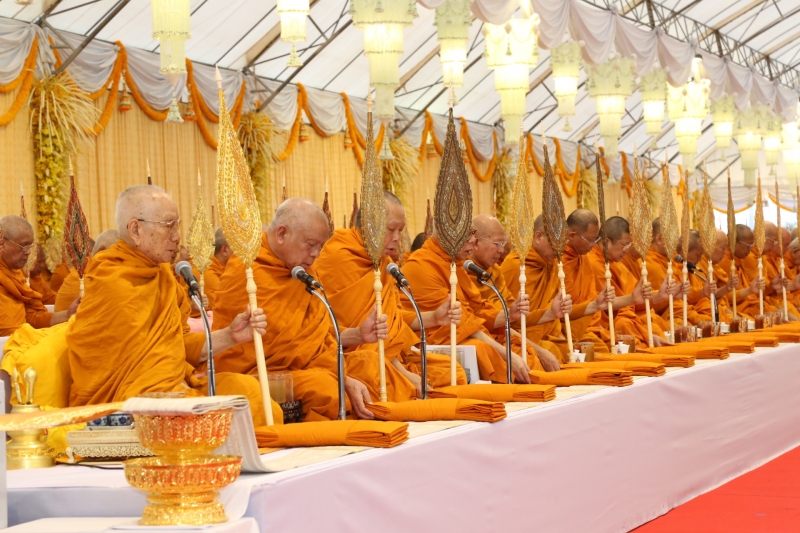 พิธีเจริญพระพุทธมนต์ ถวายพระราชกุศล