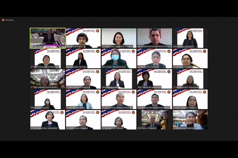 การศึกษาดูงานระหว่างประเทศ (Long–Distance Training) ระหว่างสำนักงานการตรวจเงินแผ่นดินและสำนักงานการตรวจเงินแผ่นดิน ประเทศตุรเคีย