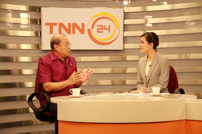 ผตง. ให้สัมภาษณ์ทางสถานีโทรทัศน์ TNN24