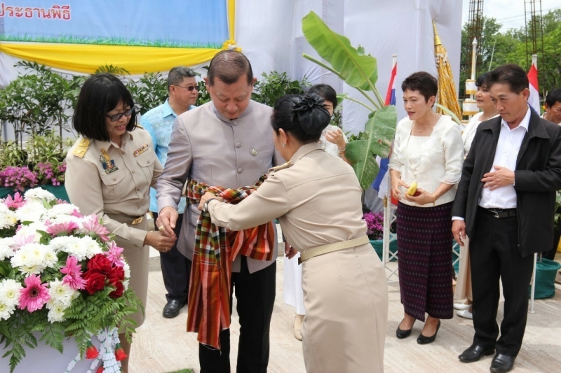 พิธีวางศิลาฤกษ์อาคารที่ทำการและอาคารชุดพักอาศัยสำนักตรวจเงินแผ่นดินจังหวัดชัยภูมิ