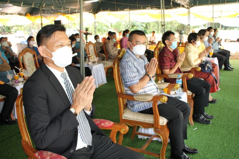 พิธีวางศิลาฤกษ์อาคารที่ทำการสำนักตรวจเงินแผ่นดินจังหวัดสุรินทร์ พร้อมอาคารชุดพักอาศัยและสิ่งก่อสร้างประกอบ