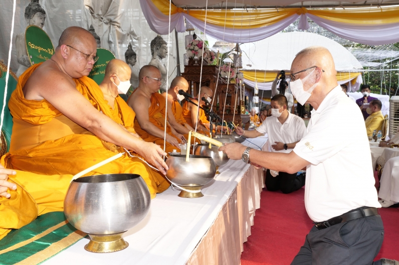 พิธีอธิษฐานจิตมวลสาร แผ่นจาร และแผ่นดวงชะตา 