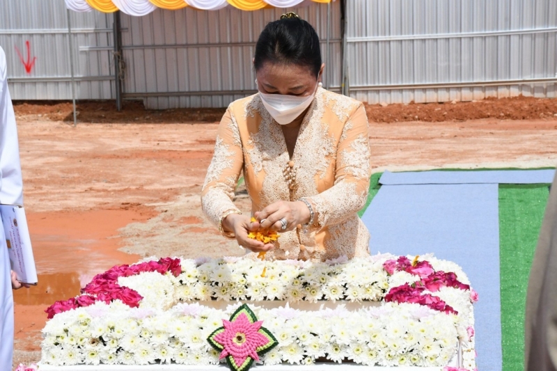 พิธีวางศิลาฤกษ์อาคารที่ทำการสำนักตรวจเงินแผ่นดินจังหวัดระนอง