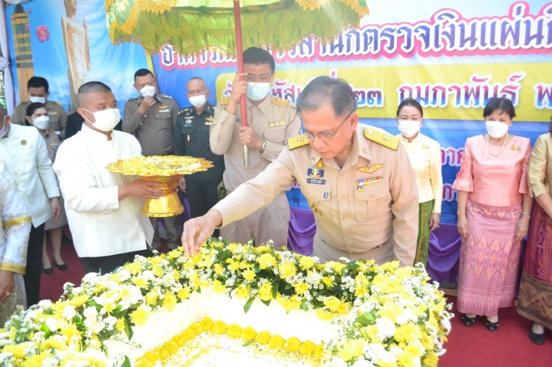 พิธีวางศิลาฤกษ์อาคารสำนักงานและอาคารชุดพักอาศัย สำนักตรวจเงินแผ่นดินจังหวัดร้อยเอ็ด