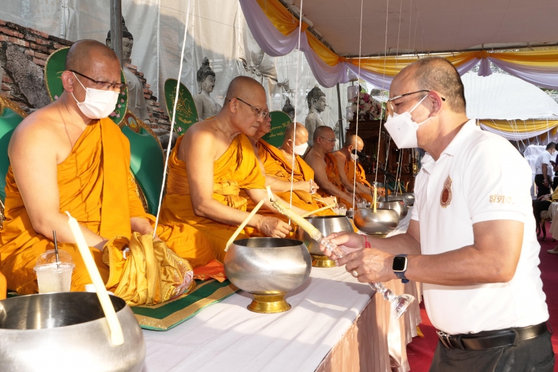 พิธีอธิษฐานจิตมวลสาร แผ่นจาร และแผ่นดวงชะตา 