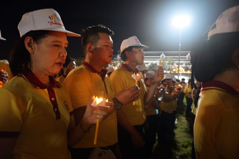 สตง.ร่วมเดินริ้วขบวนอัญเชิญเครื่องราชสักการะและร่วมพิธีจุดเทียนถวายพระพรชัยมงคลเนื่องในโอกาสวันเฉลิมพระชนมพรรษาพระบาทสมเด็จพระเจ