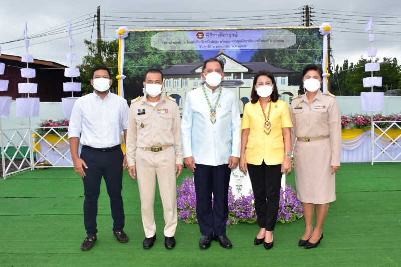 พิธีวางศิลาฤกษ์อาคารที่ทำการสำนักตรวจเงินแผ่นดินจังหวัดพัทลุง