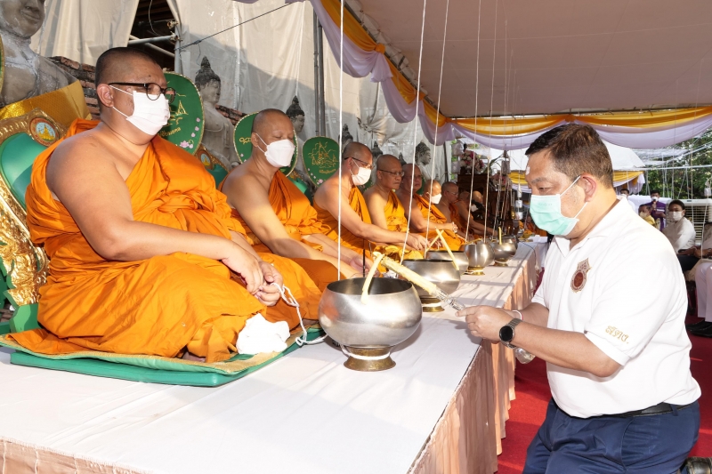 พิธีอธิษฐานจิตมวลสาร แผ่นจาร และแผ่นดวงชะตา 
