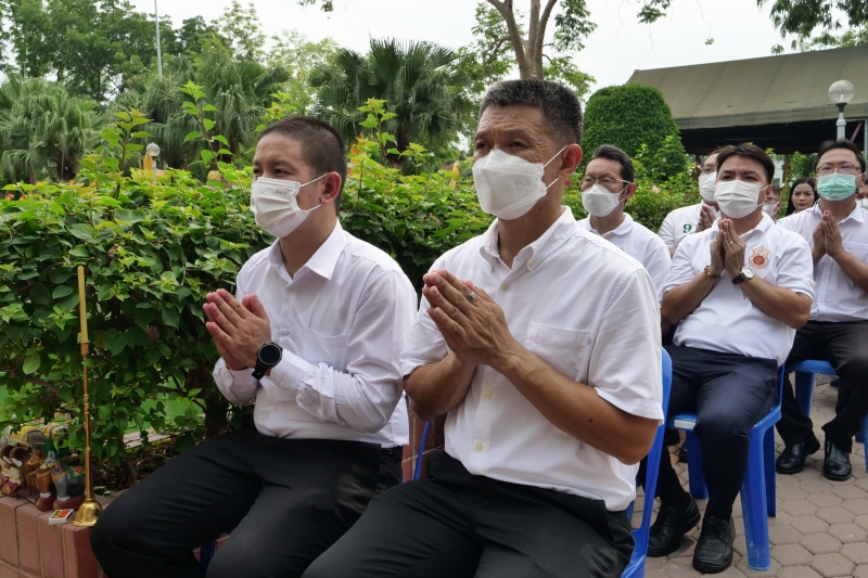 พิธีบวงสรวงดวงพระวิญญาณสมเด็จพระนเรศวรมหาราช ณ บริเวณวิหารสมเด็จพระนเรศวร วัดใหญ่ชัยมงคล จังหวัดพระนครศรีอยุธยา