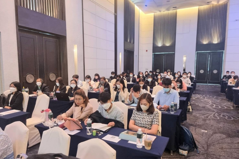 พิธีเปิดโครงการฝึกอบรม หลักสูตร “การพัฒนาความรู้การปฏิบัติงานวินัยการเงินการคลังของรัฐ” ณ โรงแรม กราฟ ถนนรัชดาภิเษก กรุงเทพมหานค