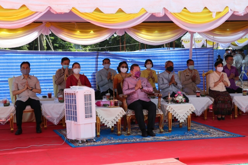 พิธีวางศิลาฤกษ์อาคารที่ทำการและอาคารชุดพักอาศัย สำนักตรวจเงินแผ่นดินจังหวัดนครนายก