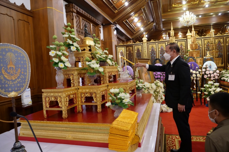 สำนักงานการตรวจเงินแผ่นดินเจ้าภาพพิธีบำเพ็ญกุศลสวดพระอภิธรรมศพเจ้าประคุณสมเด็จพระวันรัต (จุนท์ พฺรหฺมคุตฺโต)